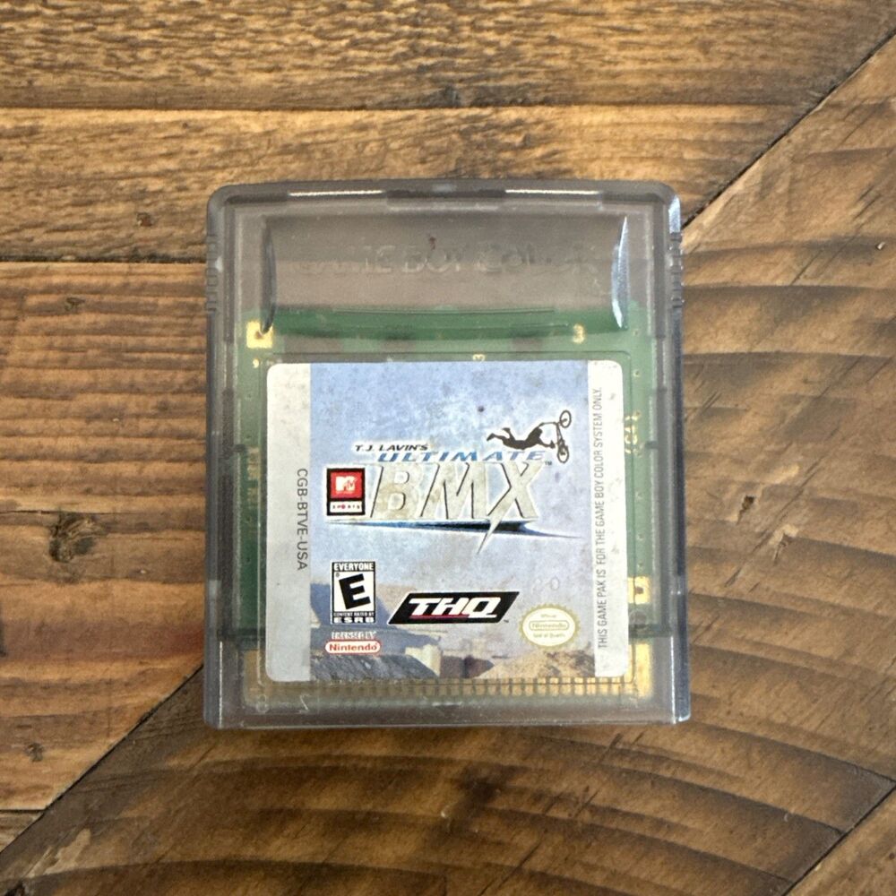 TJ Lavin’s Ultimate BMX Nintendo Game Boy Color Cart Only Tested Authentic